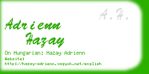 adrienn hazay business card
